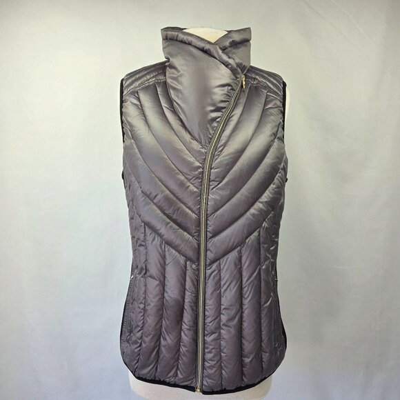 Calvin Klein Performance Down Filled Puffer Vest Gray Size XL - Picture 3 of 15